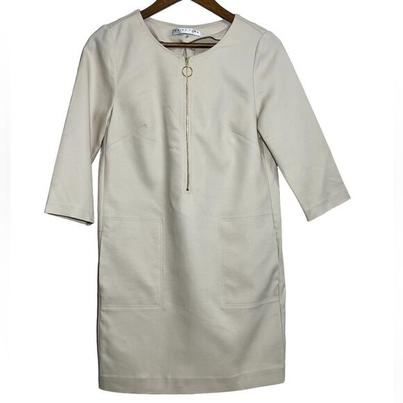 Trina Turk Tan Verse Mini Dress Size Small - Picture 3 of 11